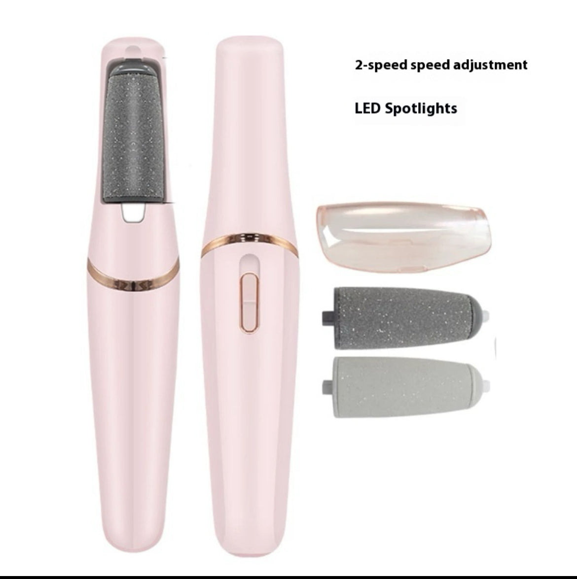 Electronic Cordless Pedicure Callus Dead Skin Remover Polishing Tool